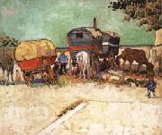Vincent Van Gogh The Caravans oil painting reproduction